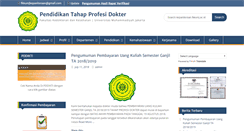 Desktop Screenshot of kepaniteraan.fkkumj.ac.id